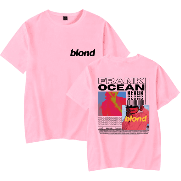 Frank Ocean Merch T-shirt Blond Blonde Album Cover Tee Fashion Hip Hop Men Women t shirt Sweatshirt Summer Casual Short Sleeve Streetwear T-shirts