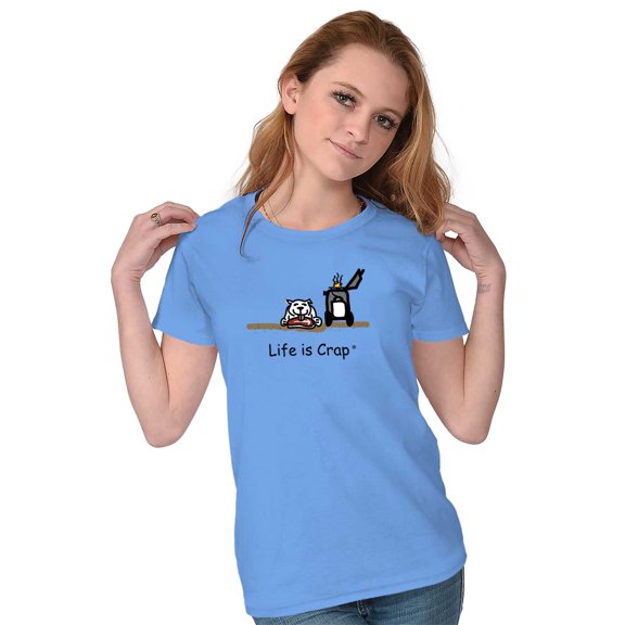 Stolen BBQ Steak Dog Funny Grilling Women's T Shirt Ladies Tee Brisco Brands S