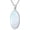 Style 3, variant on Soulmeet 925 Sterling Silver Dainty Oval/Marquise/Drop/Pear/Rhombus Opal Simple Pendant Necklace for Women, Fashion Necklace for Women Mother - Endless Love, Birthday Gift, with 18+2inch