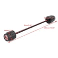 thumbnail image 4 of Rear Axle Fork Sliders Crash Bobbins Red Fit for Ducati Scrambler All Models, 4 of 5