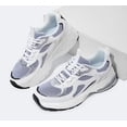 thumbnail image 5 of LUCKY STEP Chunky Fashion Mesh Sneakers Casual Running Walking Shoes,White,Womens, 5 of 10
