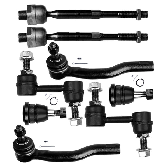 JWCARO 8PCS Front Suspension Kit Fits 2004-2010 for INFINITI QX56,2005-2015 for Nissan Armada ES800031,ES800032,EV800216,K750146,K80994
