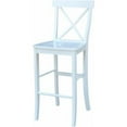 thumbnail image 1 of International Concepts S08-6133 Tabouret de Bar à Dossier en X de 30 Po, 1 of 7