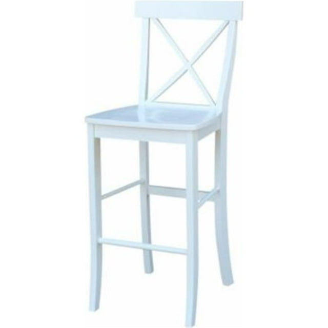 International Concepts S08-6133 Tabouret de Bar à Dossier en X de 30 Po