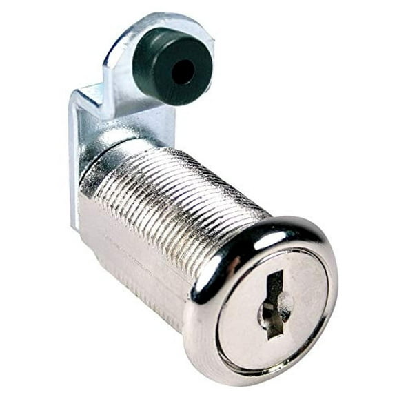 disc tumbler cam lock, nickel, key c390a