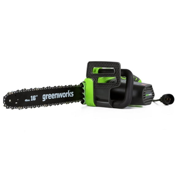 Greenworks 12 Amp 16 Inch Corded Chainsaw with Automatic Oiler, Green | 20232