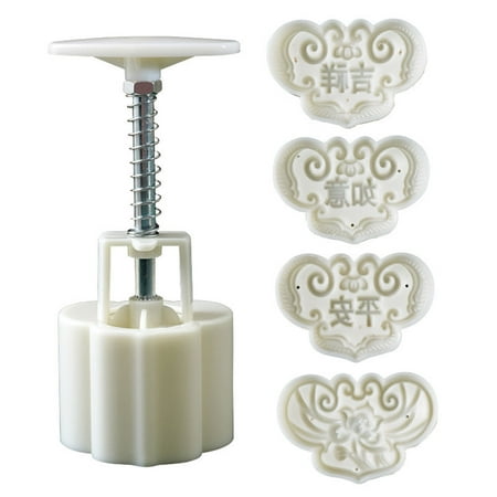 

Ruyi Lock Shape Pastry Stamp Mid-Autumn Festival Mooncake Stamps for DIY Baking