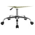 thumbnail image 4 of Mainstays Faux Leather Quilted Mid-Back Swoop Arm Rolling Office Desk Chair, Multiple Colors, 4 of 6