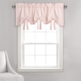 thumbnail image 1 of Cortina de ventana con cenefa Lush Decor Melody Bow Blush, 45 x 132 cm, 1 of 4
