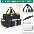 thumbnail image 2 of Wearable Cleaning Caddy Bag for Cleaning Supplies, Large Capacity Cleaning Organizer Tote Bag Kitchen Cleaning Supplies Storage Bag for Cleaners Housekeepers (Black), 2 of 7