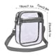 thumbnail image 2 of pstuiky Bolso bandolera transparente de PVC, moderno y unisex, pequeño, informal, para viajes, con asa cruzada., 2 of 3