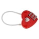 thumbnail image 5 of Código En Forma De Corazón Código Combinación Equipaje, Bloqueo De Cable Pequeño Con Contraseña De Bacalao De Seguridad Pareja De Seguridad Para Equipaje, Mochila, Joyería,, 5 of 7