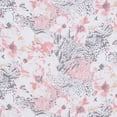 thumbnail image 2 of Zelouf Hihj Multi Chifon Print  , Sewing, DIY, Crafts Fabric by the Yard, 189 Owht/coral, 1 Yard, 2 of 2