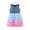 A001, variant on KYAIGUO Kids Toddler Girls Dress Sleeveless Mesh Tutu Dress for 3-7 Years Party Wedding Gown Summer Gradient Color Sundress for Girls