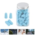 thumbnail image 1 of 60Pcs Soft Sponge Earplugs, Noise Reduction for Sleep, Study, Office, Snoring, Fits Tightly for Maximum Comfort, Easy to Carry, 1 of 8