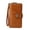 Brown, variant on MUSOIE Wallets for Women Vegan Leather Credit Card Holder with RFID Blocking Large Capacity Wristlet