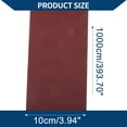 thumbnail image 4 of Papel de lija largo P120 Unique Bargains 393.70"x3.94" Rollo de lija roja de terciopelo 1 pieza, 4 of 6