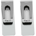 thumbnail image 2 of Set of 2 Chrome-Plated Slim Stainless Steel Money Clips in Silver (Pebble Grain), 2 of 4