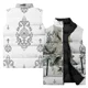 thumbnail image 3 of Chaleco sin mangas con estampado de pájaros simple para hombre, moderno y cómodo, informal y cálido, chaquetas de invierno para hombre, chaleco de viento frío, ropa fresca, 3 of 4