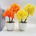 thumbnail image 4 of Fake Potted Plant Scene Layout Realistic Beautiful Home Decoration Fake Potted Green Plant Bonsai, 4 of 4