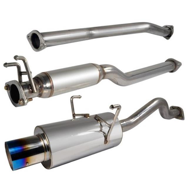 Spec-D Tuning MFCAT2-CV01T-SD 2.5 in. Inlet N1 Style Catback Exhaust
