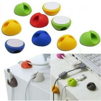 GOOHOCHY 10Pcs Cable Wire Wrapper Assorted Color for Men Cable Organiser 3.5x1.2in