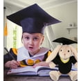 thumbnail image 6 of DolliBu Baby Pink Rabbit Graduation Plush Toy - Soft Huggable Graduation Stuffed Animal Dress Up Gown and Cap with Tassel Outfit - Cute Congratulatory Graduation Gift - 8 Inches, 6 of 6