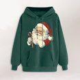 thumbnail image 2 of WILLBEST Sudadera con Capucha para Mujer, Estilo Navideño, con Estampado Navideño, Cuello Redondo y Manga Larga Diseño Holgado E Informal Mediana, 2 of 3