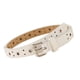 thumbnail image 1 of Cinturón fino ajustable de piel sintética de 1,8 cm de ancho para mujer, ideal para vaqueros, faldas y fiestas. Blanco, 1 of 9