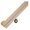 Antique Brass, variant on Solid Red Oak Handrail Kit with Wall Returns and Wall Mount Brackets (Matching Screws Included). 6010 Profile Unfinished. Indoor Use Only. (3 Ft, Black)