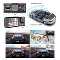 thumbnail image 3 of Dash Cam, Grabadora De Coche Con Sensor G, Grabación De 24 Horas, Visión Nocturna Por Infrarrojos, 3 Canales Para Coche, 3 of 7