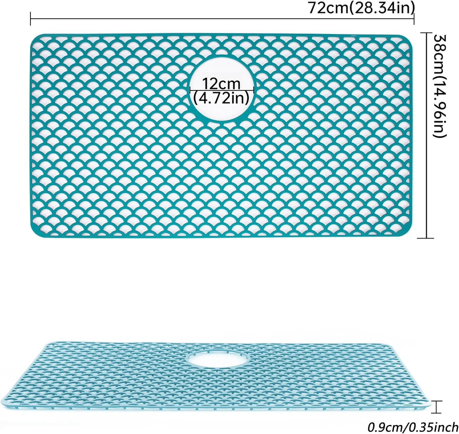 <new_title>Silicone 28.4" x 15" Sink Mat</new_title>
