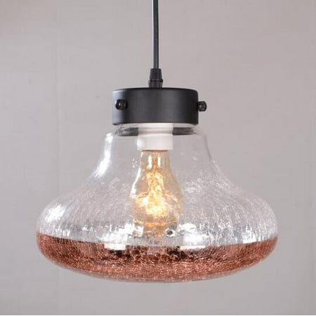 Floureon Vintage Edison Light Chandelier Loft Pendant Fixture Floureon Vintage Edison Light Chandelier Loft Pendant Fixture Retro Glass Single