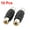 Black,Silver Tone, variant on 10-Pack RCA Female to RCA Female Audio Cable Joiner Coupler Adapter Connector