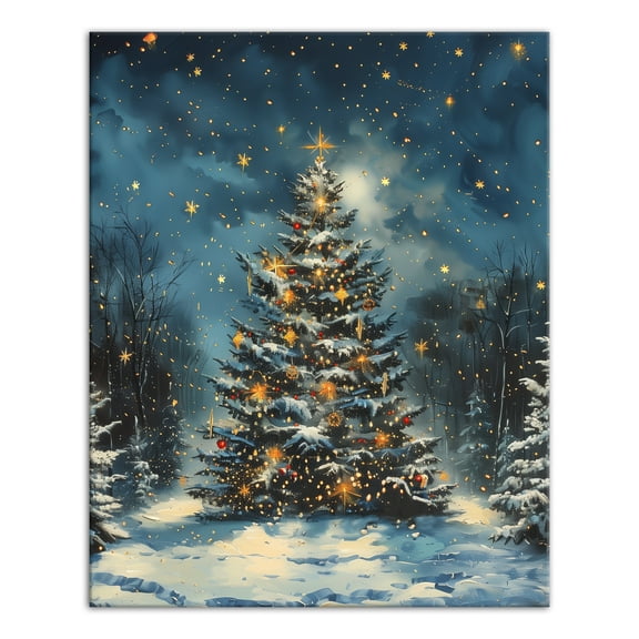 Creative Products Decorated Forest Tree 16 x 20 Canvas Wall Art