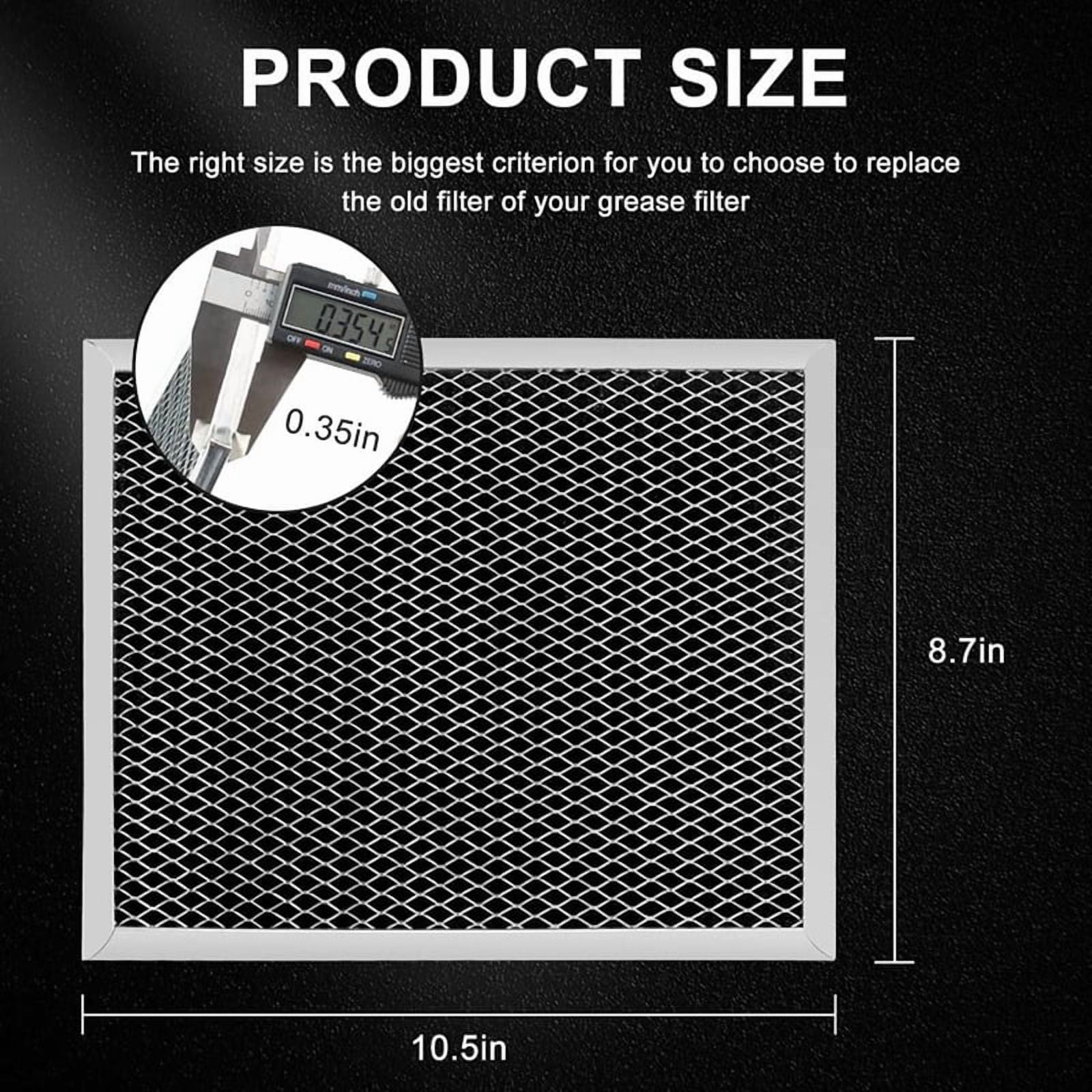 4PCS Replacement Filter for B.Roan 97007696 ,41F Range Hood Filter 10.5in X 8.75in for Stove Vent Fan