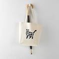 thumbnail image 5 of CafePress - One Cat Short Of Crazy Tote Bag - Unisex Canvas Tote Bag, Beige, 1-Piece, 5 of 7