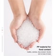 thumbnail image 2 of Inteprter Moldes para cubitos de hielo Congelador Molde de bola de glaseado de plástico Apilable Bebida Manual Fabricante grande para barra Cocina y Comedor Blanco Inteprter HA061083-01, 2 of 6