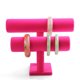 thumbnail image 4 of Bracelet Holder Detchable Two Tier Rack Simple Bracelet Stand for Jewelry Organization and Display(Rosy), 4 of 5
