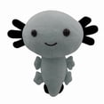 thumbnail image 1 of Bonita almohada de peluche con forma de ajolote, de dibujos animados (verde), 1 of 4