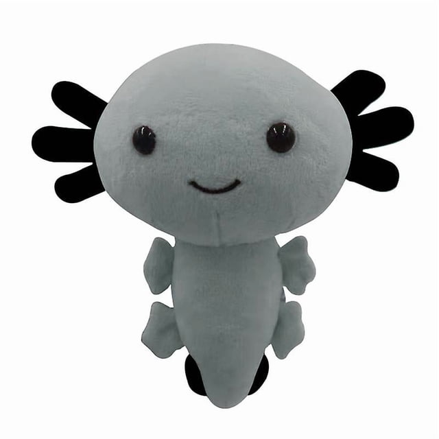 Bonita almohada de peluche con forma de ajolote, de dibujos animados (verde)