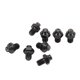 thumbnail image 5 of Juego de tornillos antideslizantes M4 x 5 mm para una mejor tracción, 8 clavijas de pedal de titanio para bicicleta de montaña, color negro, 5 of 8