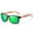Green, variant on Bamboo Sunglasses for Men and Women, TAC Lens, Sports Style, Universal Fit, Customizable, 1 Pair