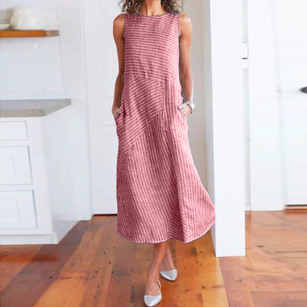 beach dress linen