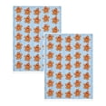 thumbnail image 2 of 2 Pack Christmas Hand Towels, Gingerbread Man Christmas Kitchen Towels, Soft Absorbent Holiday Dish Towels for Bathroom Kitchen Decor, Xmas Gift, 15.7 x 23.6 inch, 2 of 6