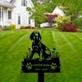 thumbnail image 3 of Handmadetneonsign Black And Tan Coonhound Memorial Metal With Stake, Coonhound Metal Name Sign Stake, Dog Metal Stake Decor 45135, 3 of 5