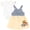 Pooh Yellow Blue, variant on Disney Peter Pan Baby Girls' 2-Piece Bodysuit and Jumper Dress Set Tinker Bell Mint Green