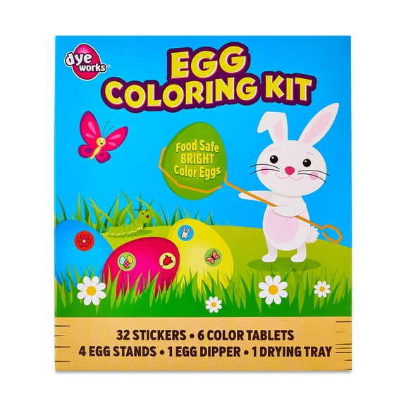 Dye Works Easter Egg Coloring Kit, 1 Each