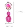 thumbnail image 3 of 8 Pairs Children Ear Clips Earrings Acrylic Earrings Beautiful Ear Decoration, 3 of 9