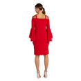 thumbnail image 2 of R&M Richards Women's Juniors Off the Shoulder Cocktail Dress with Removable Straps, 2 of 3